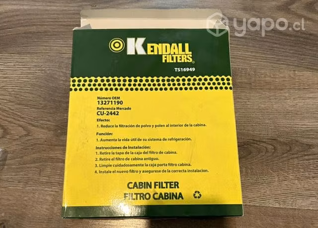 Filtro de cabina o polen. Opel: Astra J, Chevrolet - Imagen 4