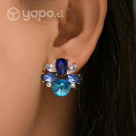 Aros circones azules - Imagen 2