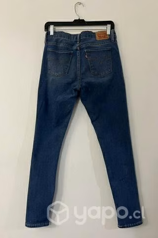 Jeans Elásticado Marca Levis 711 Skinny Talla 28 - Imagen 2
