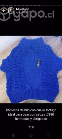 Chaleco cuello tortuga