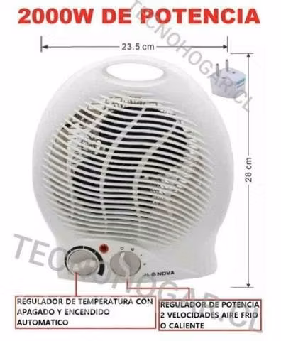 Calefactor termo ventilador - Imagen 2