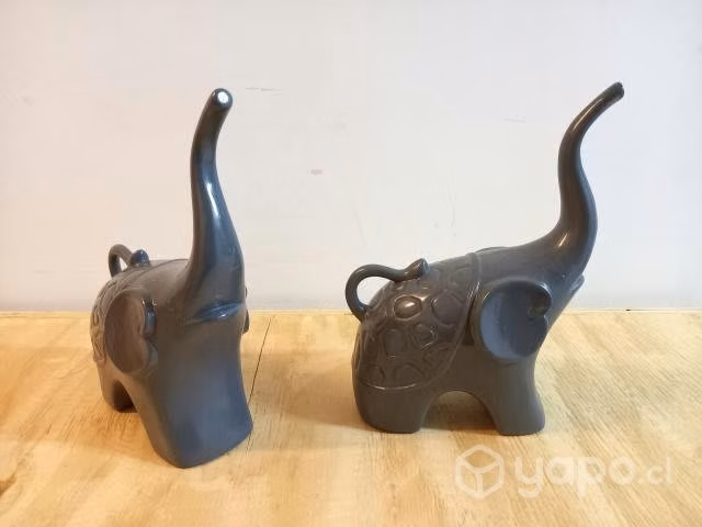 Set decorativo elefantes porcelana candy bar