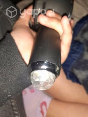 micrófono con luces