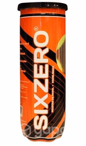 Pelotas padel sixzero (3un)
