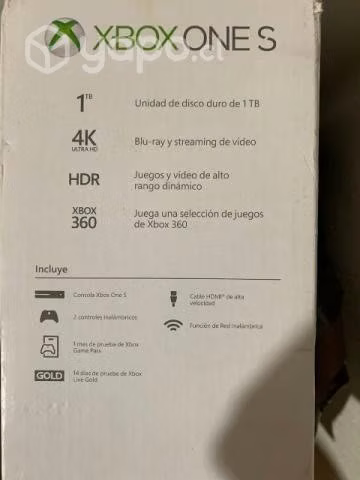 Xbox one s 1tb y dos controles