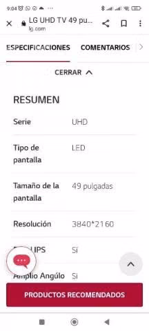 Televisor LG 49 '