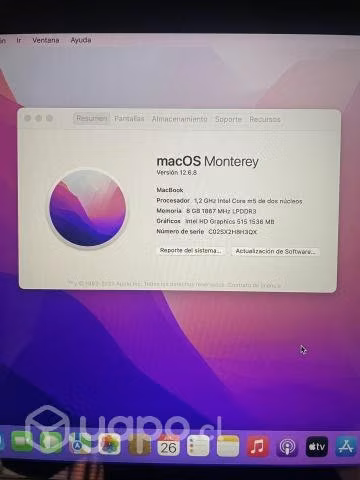 Macbook 12 Inch Gold 500GB - Imagen 2