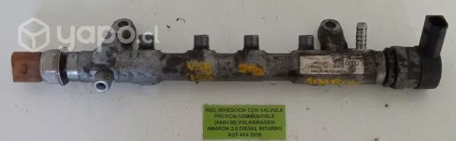 Riel Inyección Con Válvula Presión Combustible