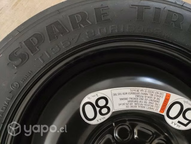 Neumático de repuesto con llanta(nuevo) New Vitara