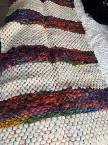 Piecera de lana para cama de dos plazas - Imagen 2