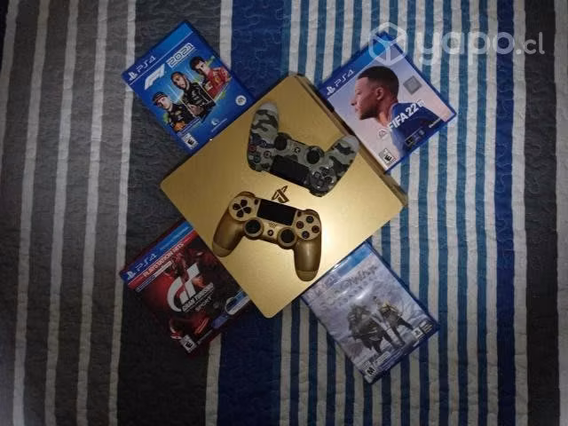 Play station 4 slim gold edition