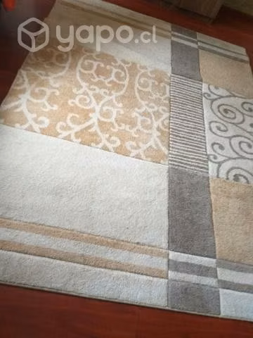 Alfomfra con diseño color beige - Imagen 2