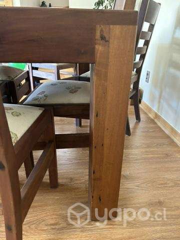 Comedor madera con 6 sillas - Imagen 5