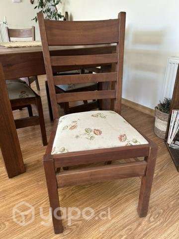Comedor madera con 6 sillas - Imagen 2