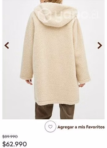 Chaqueta larga kalu talla única da hasta un L apx