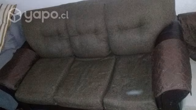 Sillón 3 cuerpos y Sofá tipo Berger económico buen