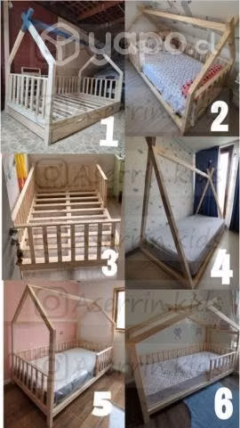 Cama infantil montessori. Somos aserrin.kids