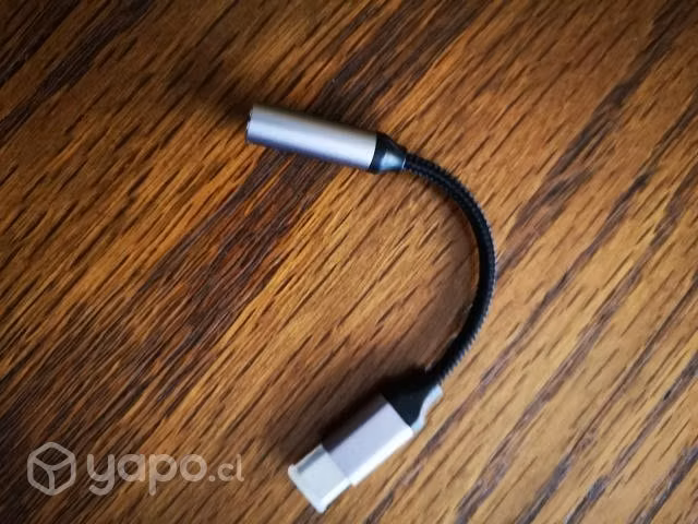 Adaptador usb C a 3.5 mm para celular