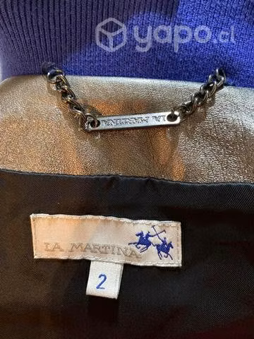 Chaqueta cuero La Martina talla xs
