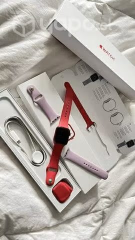 Apple watch serie 7 sport band red aluminum - Imagen 3