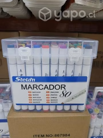 Plumones de colores