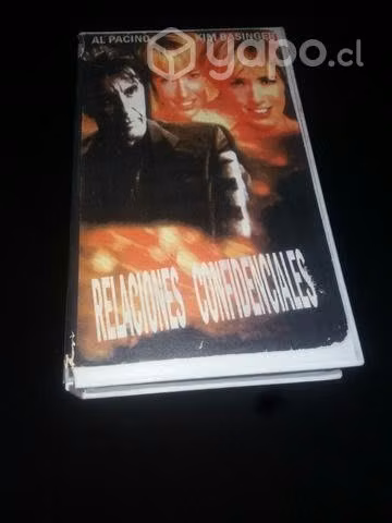 Película Relaciones confidenciales vhs