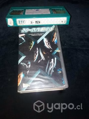 Película X-Men vhs