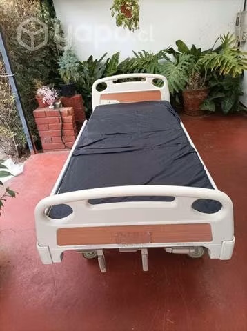 Cama Clínica Manual +Colchón +Colchón Antiescaras