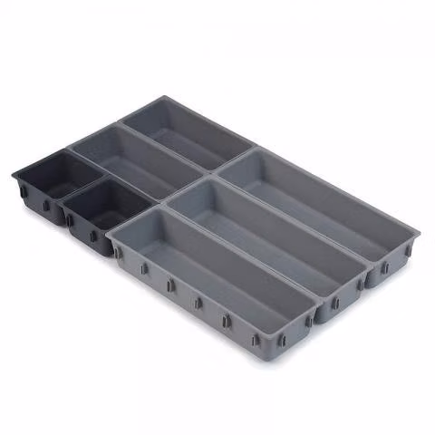 Organizador de servicio configurable de 7 piezas