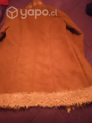 Chaqueta nueva de gamuza bordada