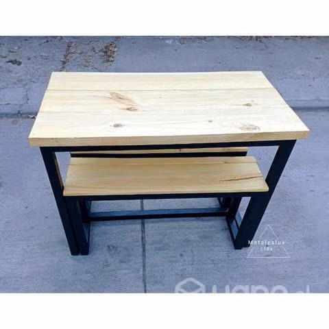 Mesa comedor y banquetas
