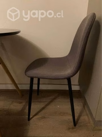 Pack Comedor Mesa + 4 Sillas con estructura de fie