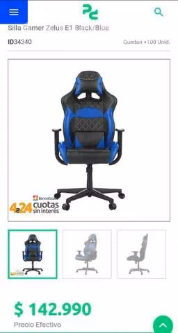 Silla Gamer Zelus E1 - Imagen 4