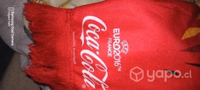 Bufanda COCA COLA ALEMANIA EURO 2016 FRANCIA - Imagen 3
