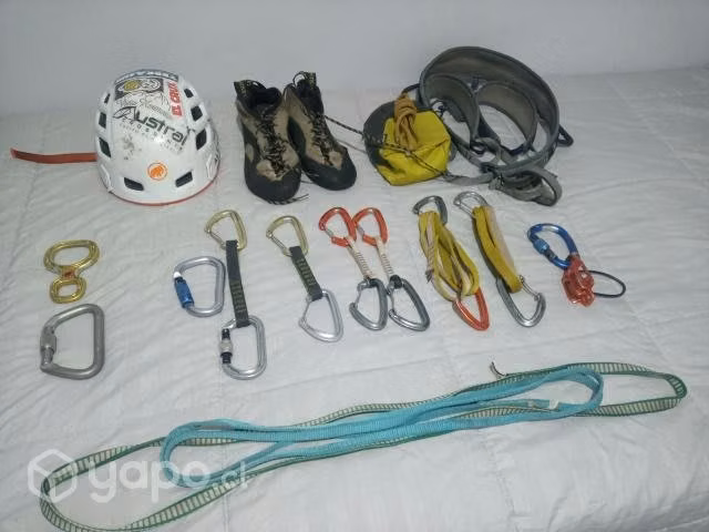Equipo de escalada