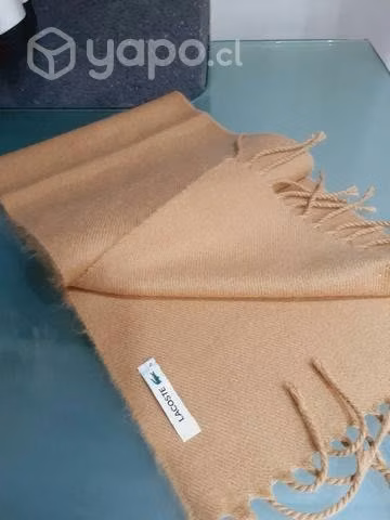 Bufanda lacoste camel - Imagen 2