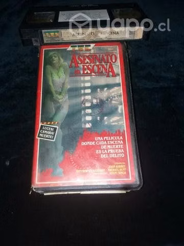Película Asesinato en escena vhs