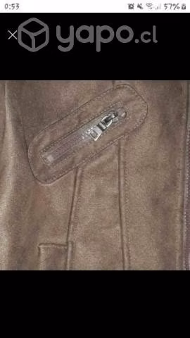 Chaqueta símil gamuza. Talla M marca AZIZ, 33mil - Imagen 4