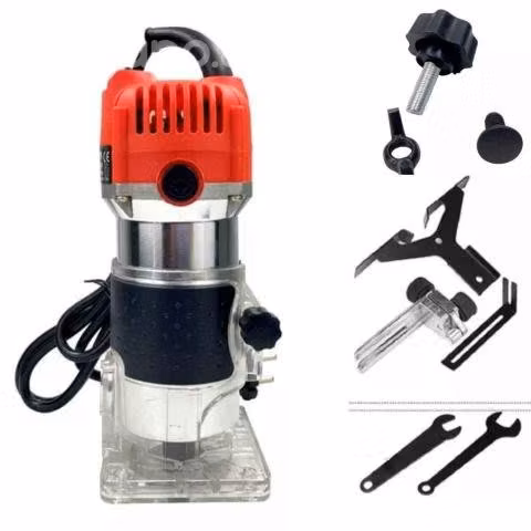 Fresadora Recortadora 800w 6 Velocidades + Set Fre
