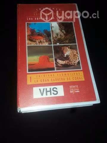 Película Documental Jardínes submarinos vhs