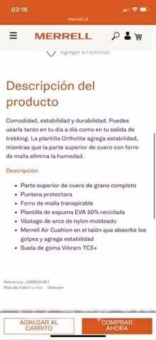 Zapatillas Merrell Intercept nuevas - Imagen 6