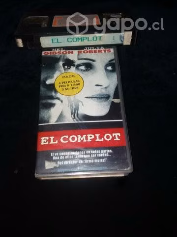 Película El complot vhs