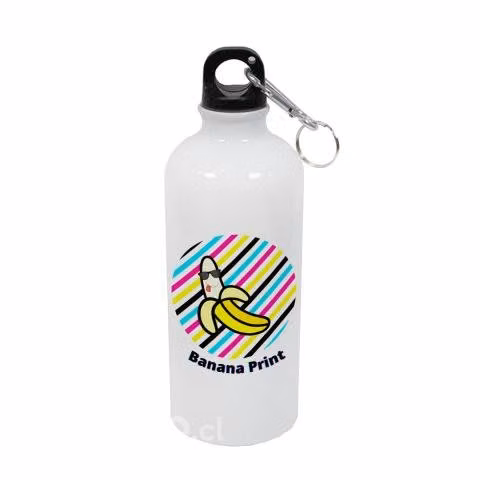 Botella De Aluminio Personalizada / Banana Print