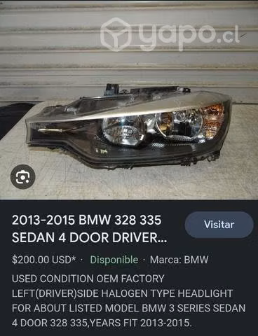 Optico izquierdo BMW F30 / F bueno - Imagen 2