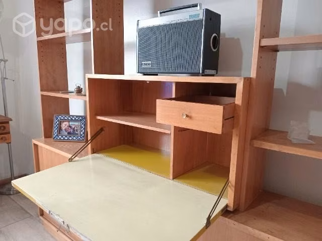 Mueble librero pared