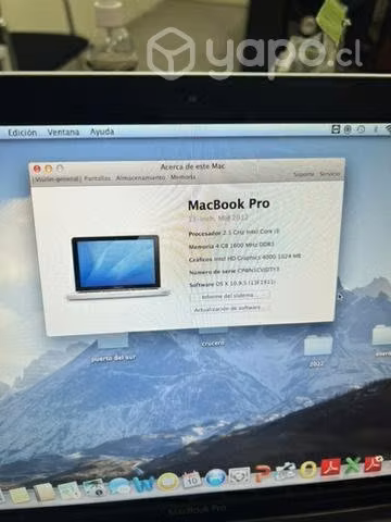 MacBook pro 2012 - Imagen 2