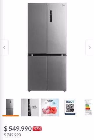 Refrigerador SIDE by SIDE