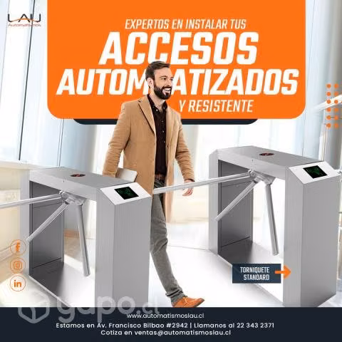 Accesos Automatizados de Torniquete STANDARD