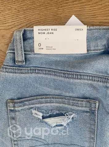 Jeans Mom American Eagle 0 25W - Imagen 5