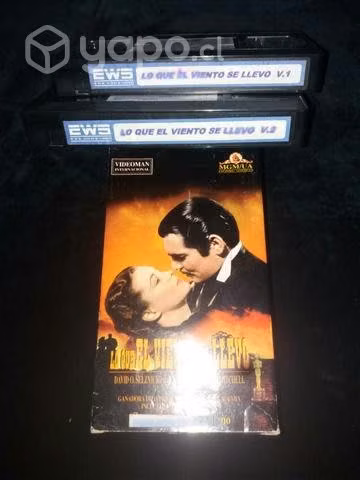 Película Lo que el viento se llevó (Box set) 2 vhs